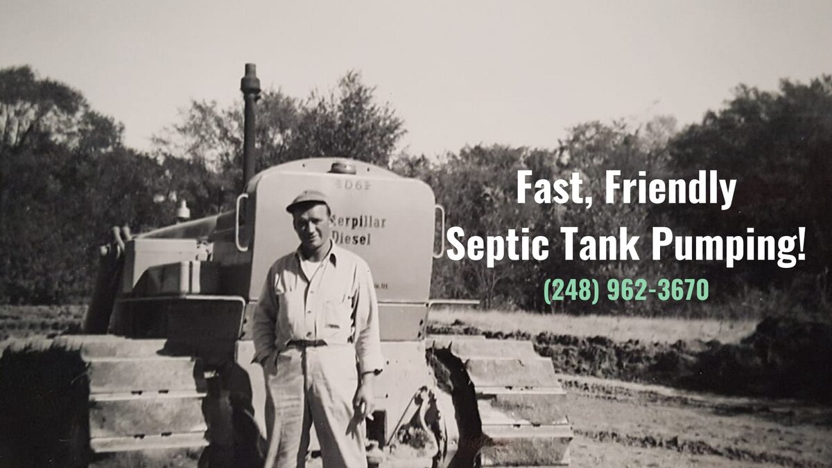 Septic tank pumping